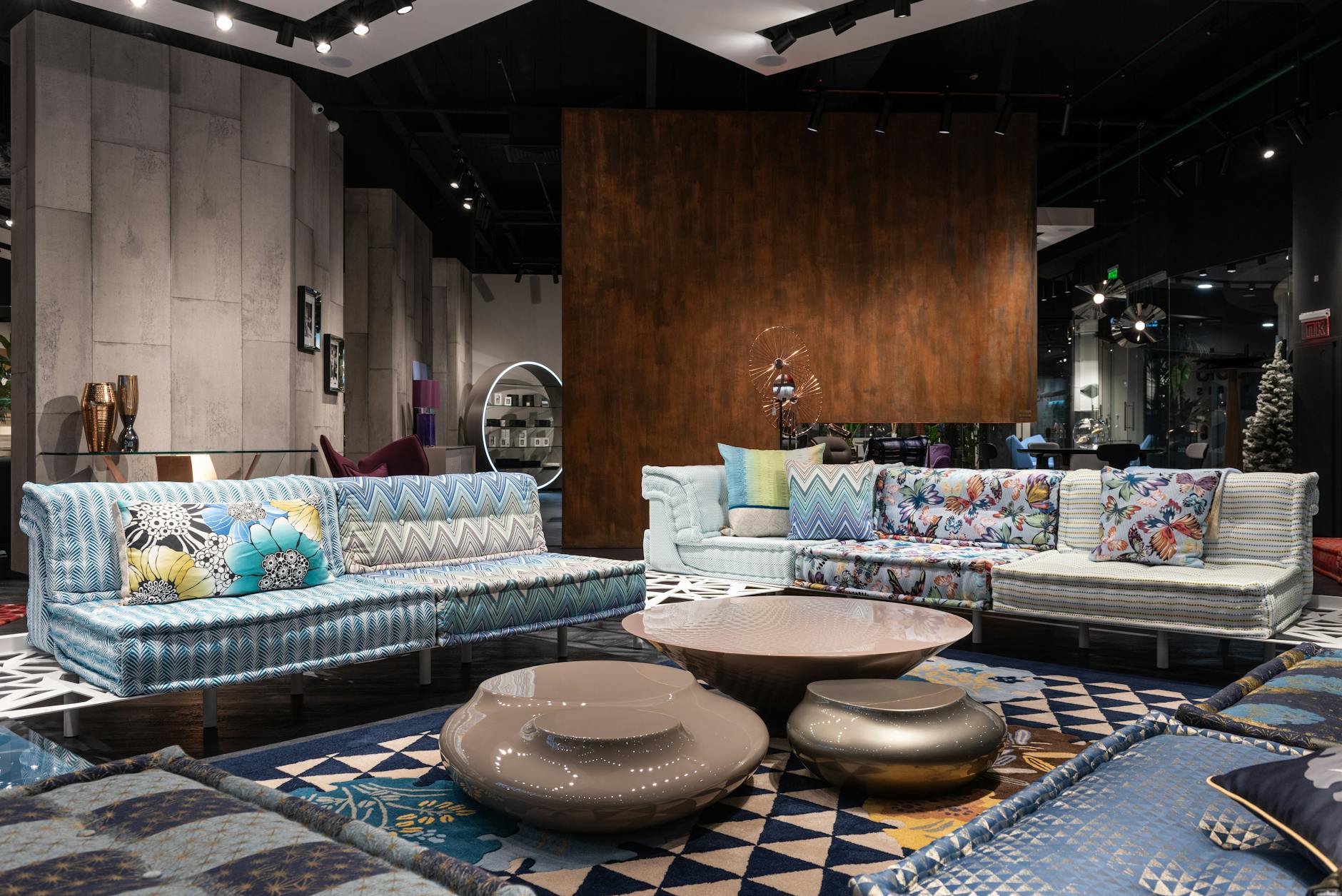 China furniture factory showroom with quality display pieces