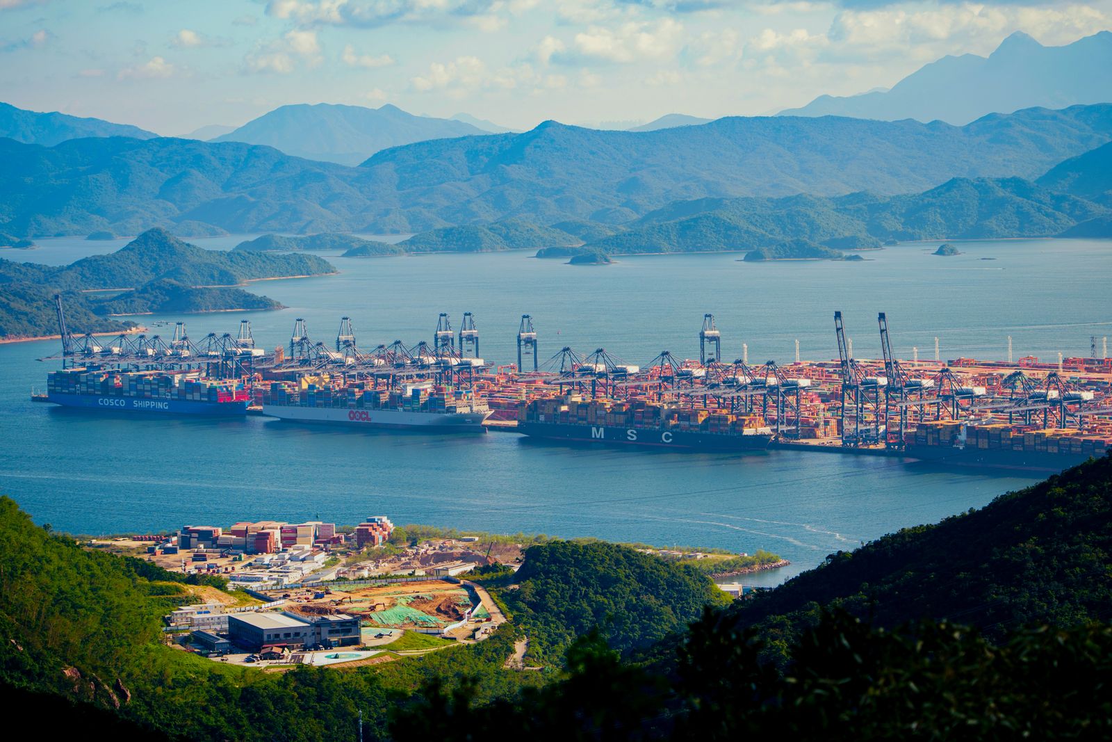 Container terminal in Shenzhen, South China